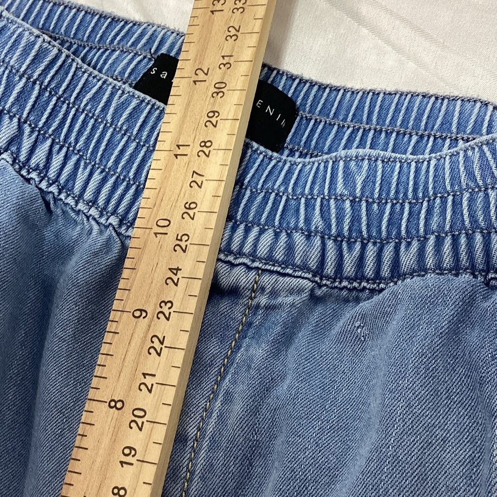 Sanctuary large Blue Cargo Jogger Jean Pants - Picture 11 of 15